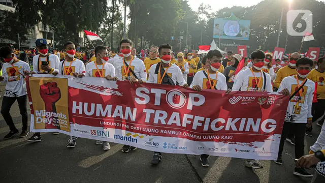 Perayaan Puncak Hari Pekerja Migran Internasional di Bundaran HI