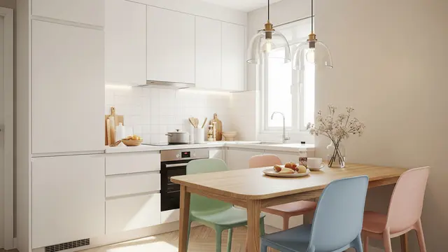Dapur Skandinavia Cerah ala Korea