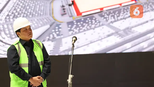 Foto: Presiden Jokowi Resmikan Tutup Atap sebagai Tahap Akhir Pembangunan Indoor Multifunction GBK