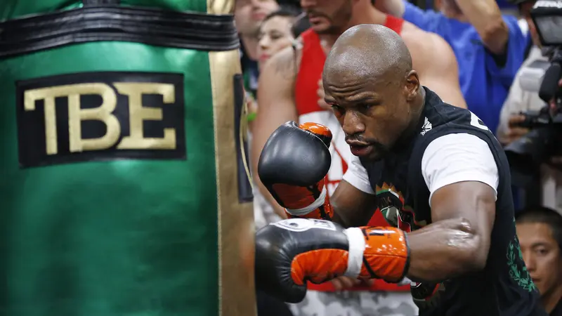 Mayweather Jr Berlatih Keras di Las Vegas