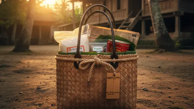 Bungkus Hampers Lebaran 2026. AI