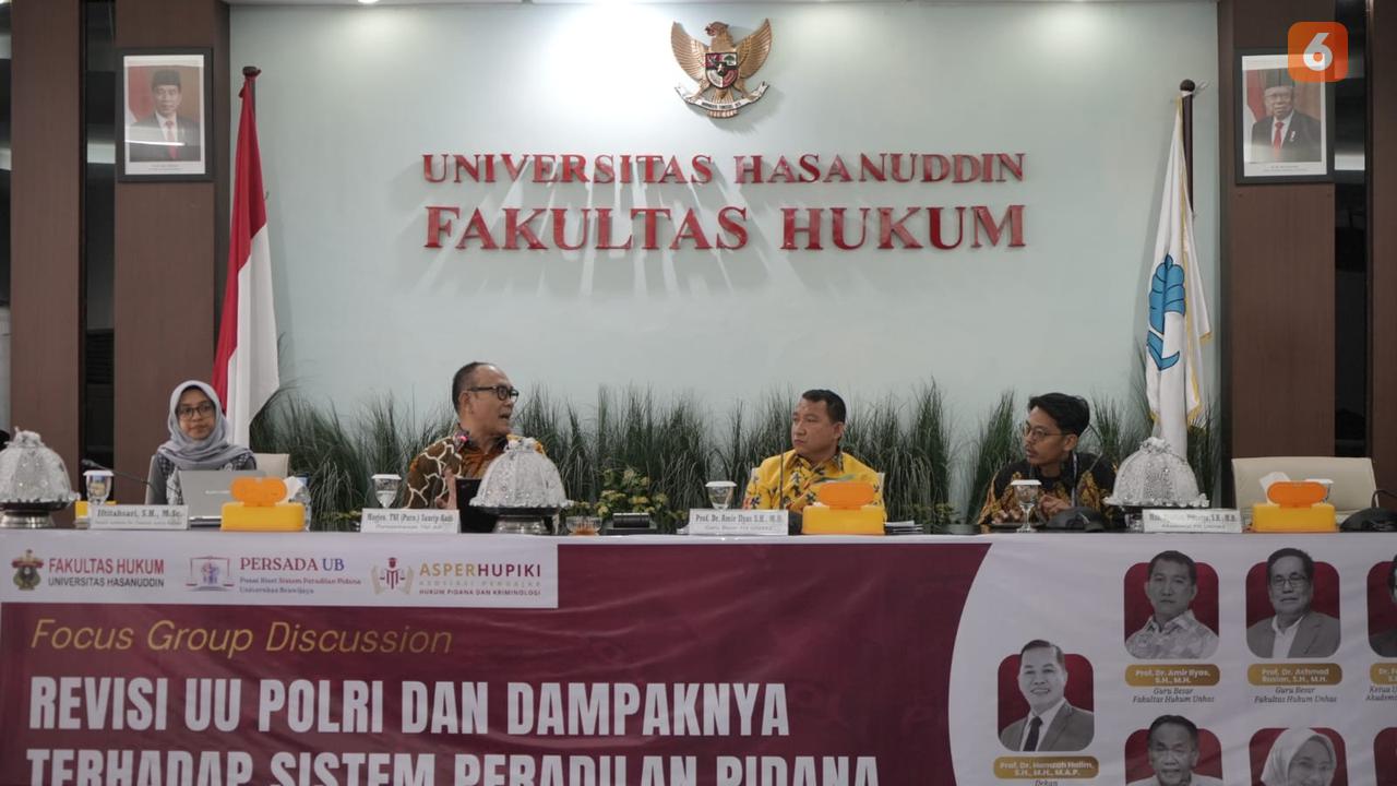 Fakultas Hukum Unhas Makassar gelar FGD membahas revisi UU Polri
