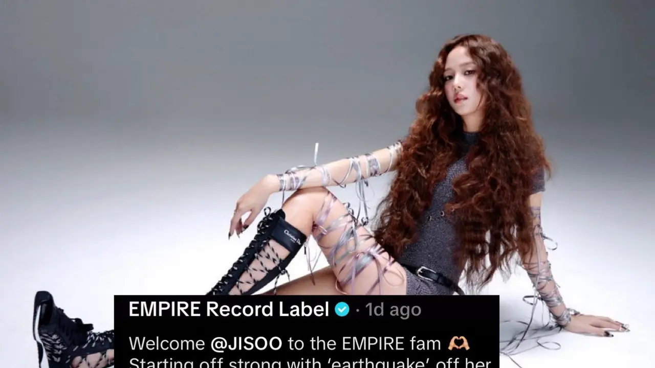 Comeback Jisoo dengan Album 'AMORTAGE' gabung dengan label milik Palestina (foto: EMPIRE)
