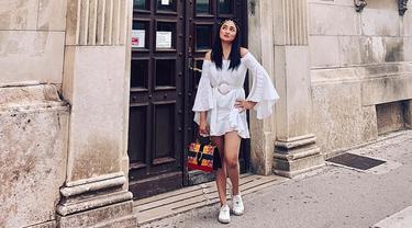 Marshanda saat berlibur di Kroasia