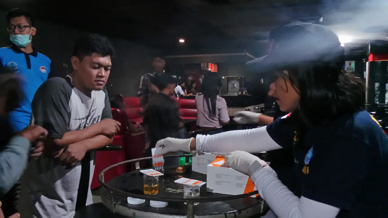 Sidak BNN di Klub Pekanbaru