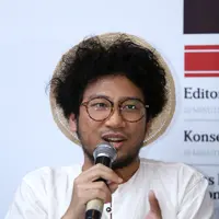 Preskon 10 tahun Rolling Stones (Galih W. Satria/bintang.com)