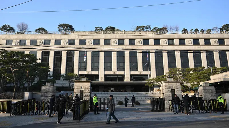 Dijaga Ketat, Mahkamah Konstitusi Korea Selatan Gelar Persidangan Pemakzulan Presiden Yoon Suk Yeol