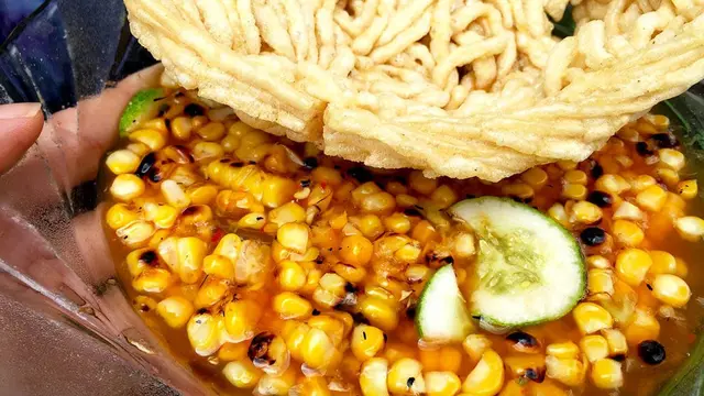 Asinan jagung bakar