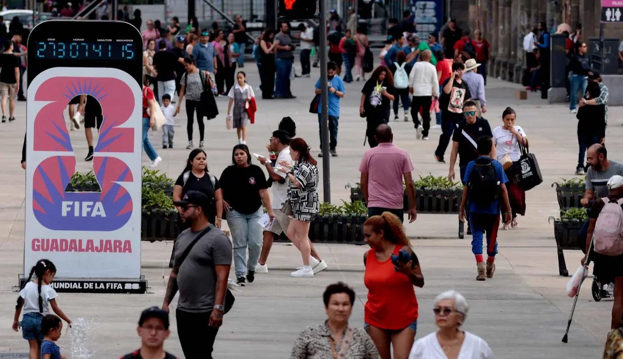 Tahap pertama penjualan tiket Piala Dunia 2026 sudah dimulai pada Rabu 10 September 2025. (ULISES RUIZ/AFP)