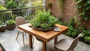 Kebun Mini Teras untuk Rumah Subsidi atau Tipe Kecil yang Asri (Foto: Gemini)