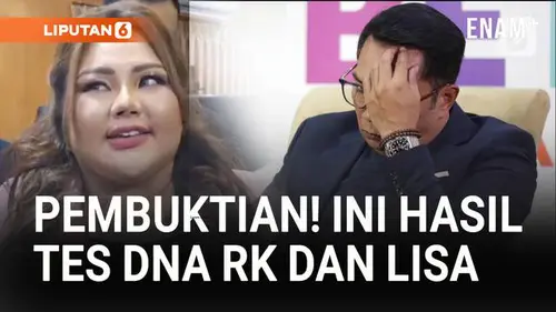 Pembuktian Penting, Ini Hasil Tes DNA Ridwan Kamil-Lisa Mariana