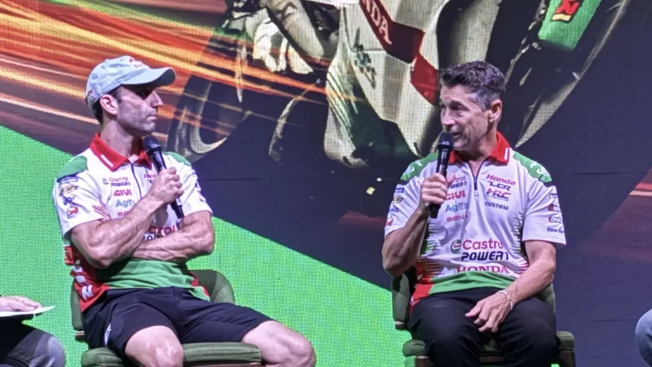 Johann Zarco dan Lucio Cecchinello