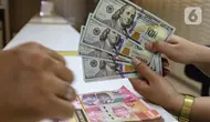 Bank Indonesia (BI) juga menjelaskan, pelemahan nilai tukar rupiah ini sejalan dengan pergerakan mata uang Asia. (Liputan6.com/Angga Yuniar)
