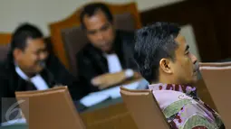 Dasep Ahmadi saat menjalani Sidang Vonis di di Pengadilan Tipikor Jakarta, Senin (14/3/2016).  Dasep terbukti melakukan korupsi pengadaan mobil listrik tahun 2013. (Liputan6.com/Faisal R Syam)