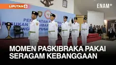 Raut haru dan bangga terpancar di wajah calon Paskibraka Nasional 2025, pada Kamis, 7 Agustus 2025.