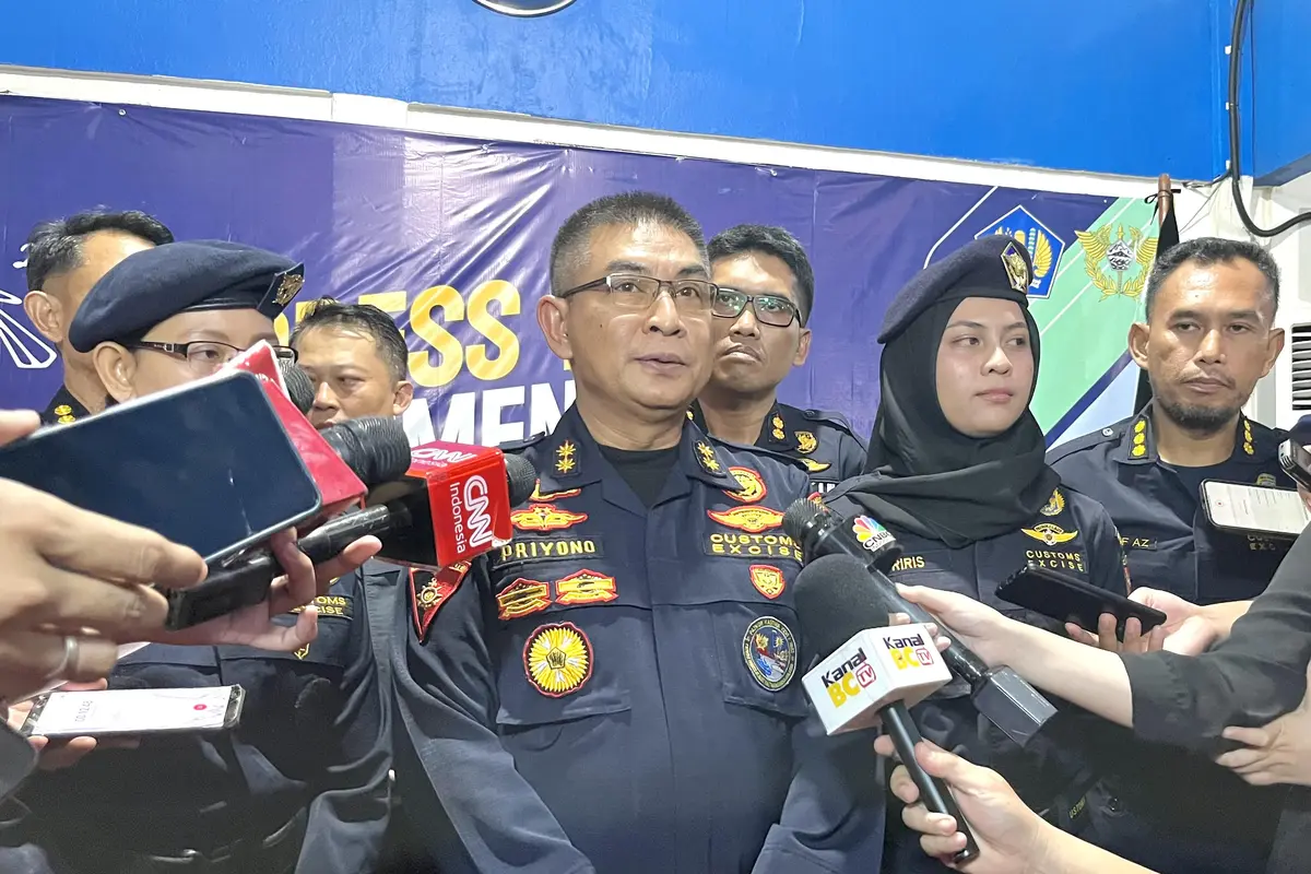 Kepala Kantor Wilayah Bea Cukai Provinsi Kepulauan Riau Priyono Triatmojo, Jumat (28/6/2024). (Pipit/Liputan6.com)