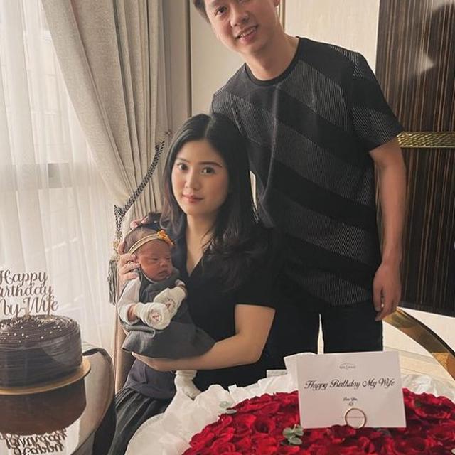 Valencia Tanoesoedibjo dan Kevin Sanjaya (Instagram/valenciatanoe)