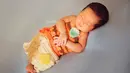 Bayi berwajah imut itu diberi nama Adreena Naira Hana Hutapea. (foto: instagram.com/ollaramlanaufar)