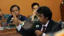 Di persidangan praperadilan status tersangka Komjen Budi Gunawan (BG), Pakar Hukum Tata Negara, Margarito Kamis berpendapat, pelantikan BG tidak bisa dihalangi dengan alasan apapun, PN Jakarta Selatan, Rabu (11/2/2015). (Liputan6.com/Helmi Fithriansyah)