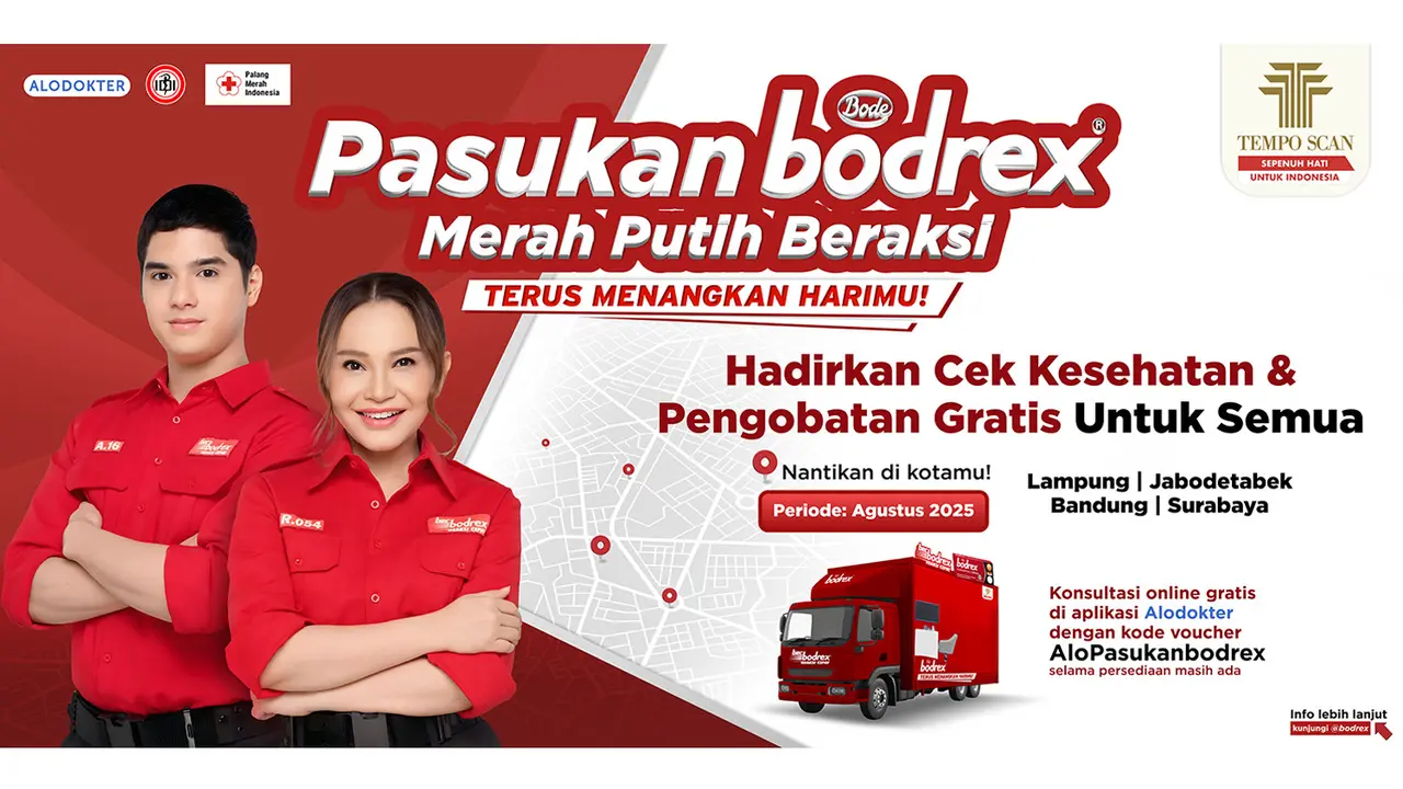 Dari Klinik Keliling hingga Konsultasi Online, Pasukan bodrex Merah Putih Beraksi 2025 Jangkau Lebih Banyak Masyarakat