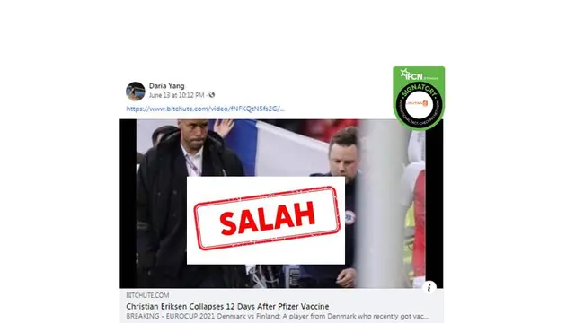 Cek Fakta Eriksen