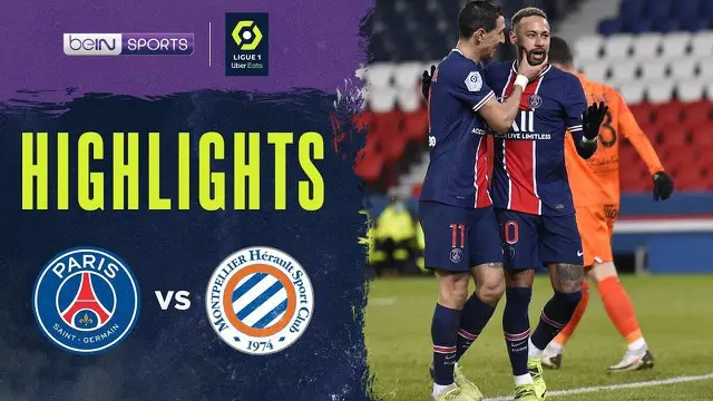 Berita Video Highlights Liga Prancis, PSG Kalahkan Montpellier Empat Gol Tanpa Balas (23/1/2021)