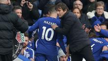 Eden Hazard yakin kalau Antonio Conte adalah manajer yang tepat untuk Chelsea. (doc. Chelsea)