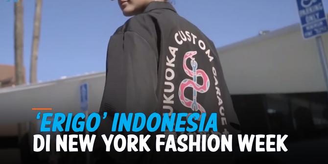 VIDEO: Desain Fashion Indonesia 'ERIGO' Hadir di New York Fashion Week