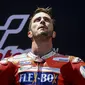 Mantan pebalap MotoGP, Carlos Checa, menilai Andrea Dovizioso memiliki peluang untuk mengakhiri puasa gelar Ducati di MotoGP. (AFP/Josep Lago)