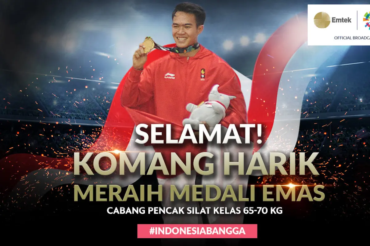 Selamat Meraih Medali Emas Komang Harik