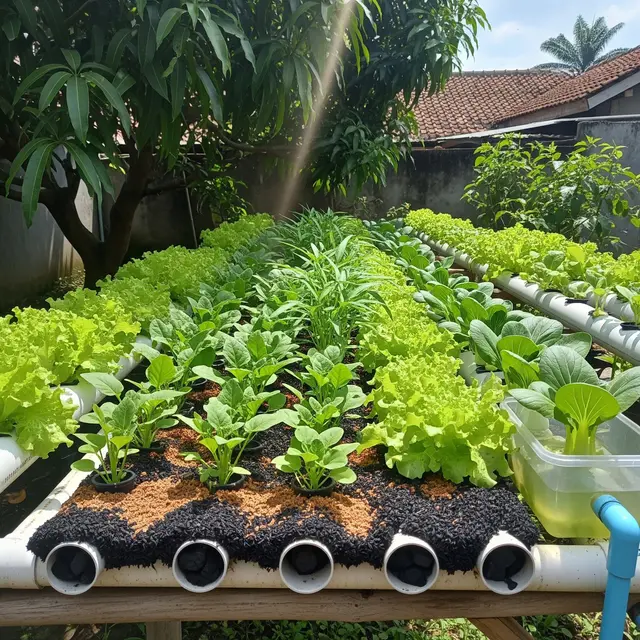 Trik Hidroponik Murah agar Sayuran Tumbuh Lebih Cepat dan Subur, Panen Melimpah