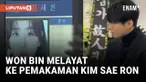Aktor Won Bin Melayat ke Pemakaman Kim Sae Ron
