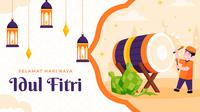 Ilustrasi Idulfitri, Idul Fitri, Lebaran. (Image by Freepik?