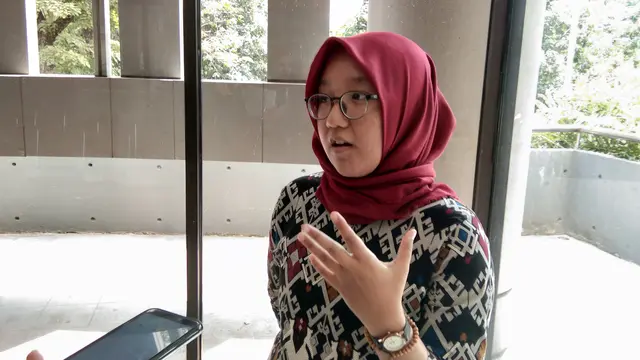 Bidan Ekaputri Puspita Arianti menceritakan kesulitannya saat ikut sebagai Pencerah Nusantara di Muara Enim (Liputan6.com/Giovani Dio Prasasti)