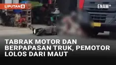 Seorang pengendara motor di Tuban, Jawa Timur lolos dari maut pada Rabu (25/12/2024). Berawal dari ia yang membonceng melintas di persimpangan Mbutoh, Kebonagung, Rengel dan terlibat tabrakan dengan motor yang menyeberang. Di saat yang sama, sebuah t...