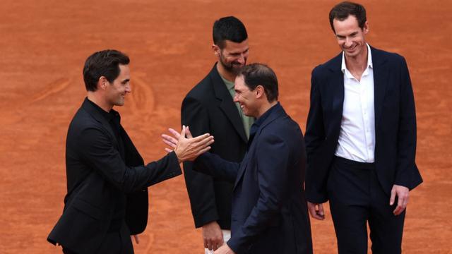 Roger Federer, Rafael Nadal, Novak Djokovic, Andy Murray