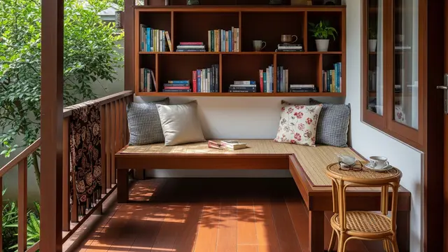 9 Model Teras dengan Sudut Baca, Ruang Santai Penuh Inspirasi di Rumah