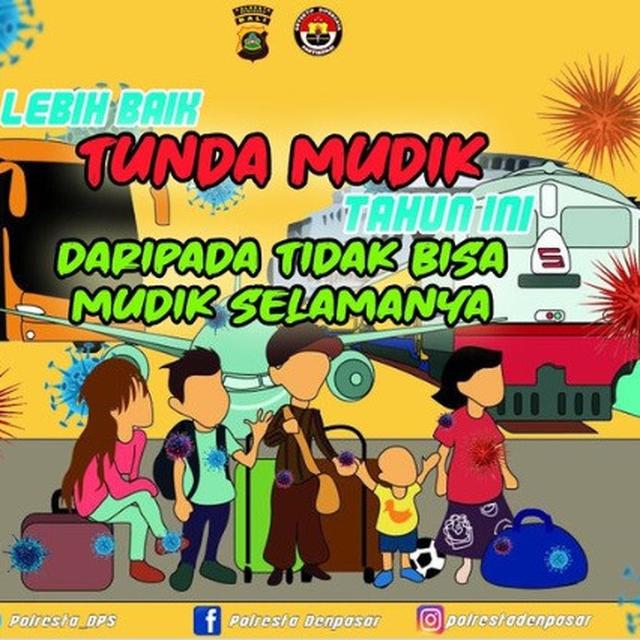 poster imbauan jangan mudik
