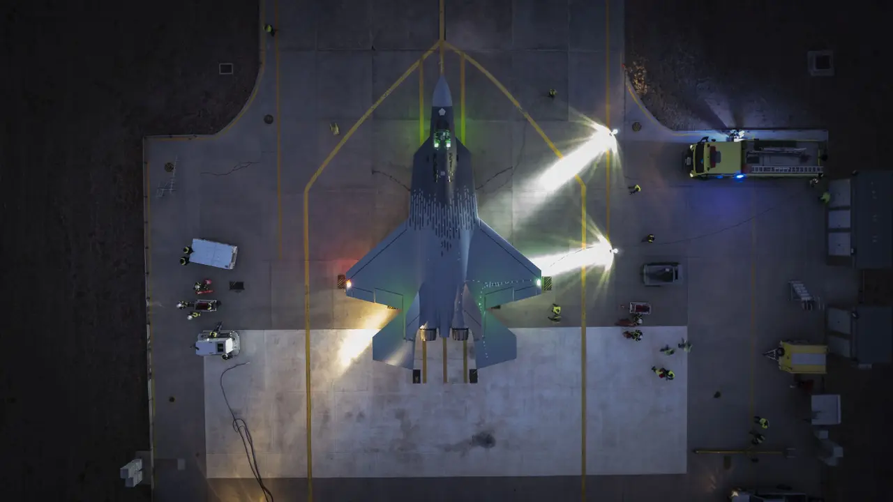 Pesawat tempur KAAN produksi Turkish Aerospace (Dok tusas.com)
