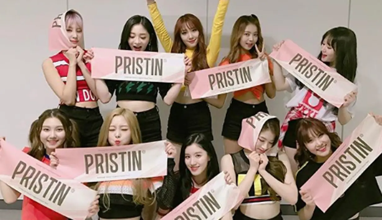 Masih di tahun yang sama setelah debut. Pristin berhasil meraih penghargaan Rookie Award dan Best New Female Artist 
(Liputan6.com/IG/pristin_official_)
