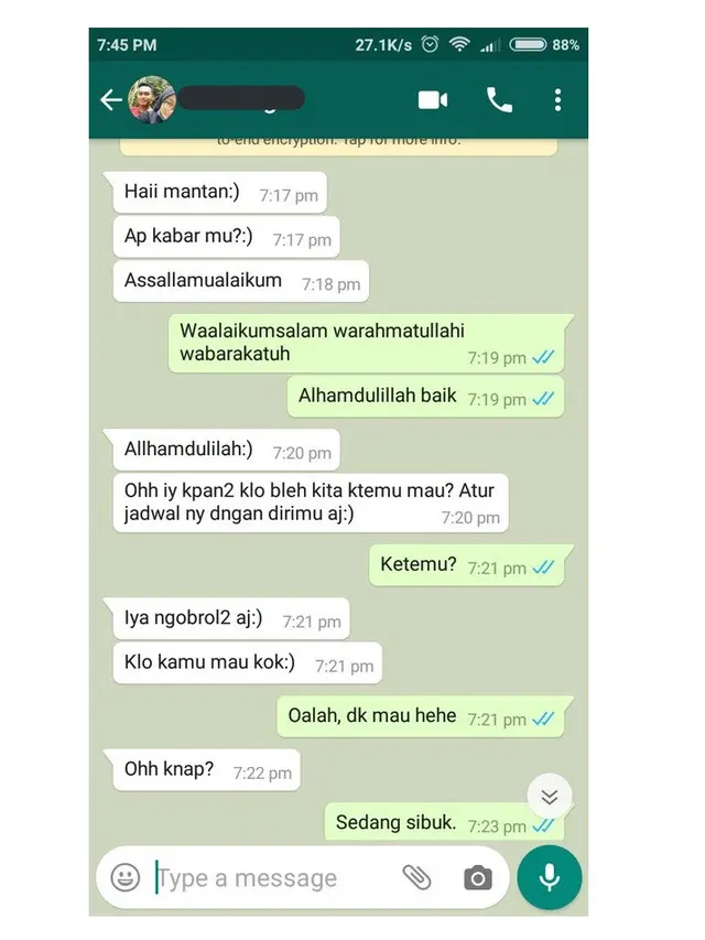 6 Chat Mantan Ajak Ketemuan Ini Modusnya Bikin Geleng Kepala