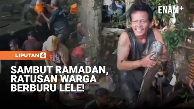 Tradisi Sambut Ramadan, Warga Berburu Lele dan Makan Bareng