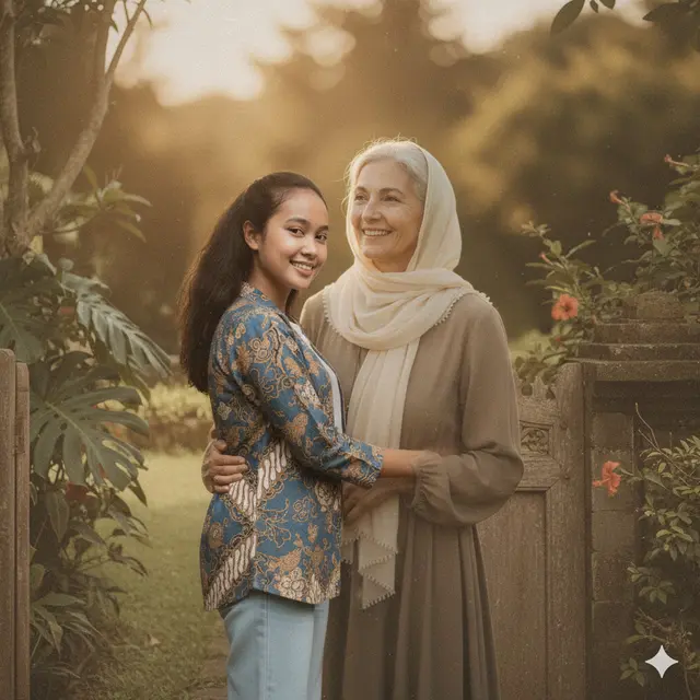 Cara Membuat Foto Jadi Video Berpelukan dengan Orang Tua yang Telah Tiada di Google Gemini (Sumber: Gemini AI)