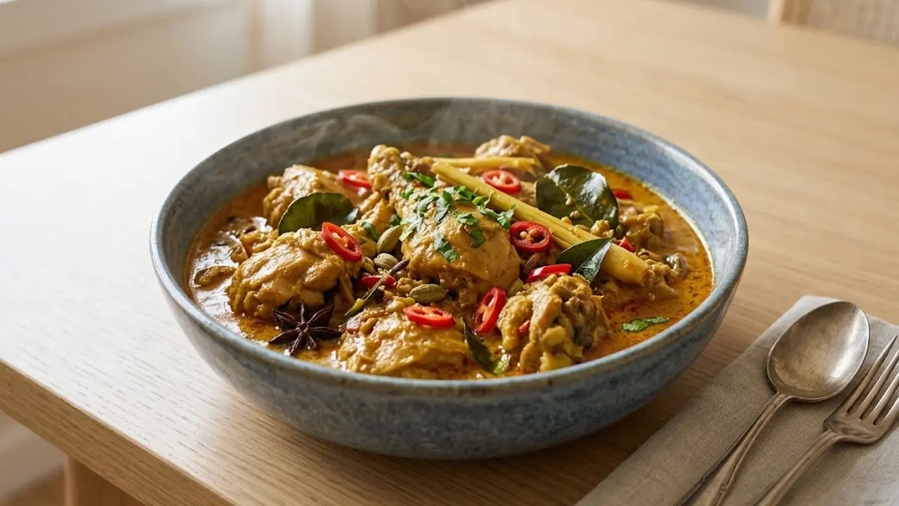 Resep ayam gulai santan