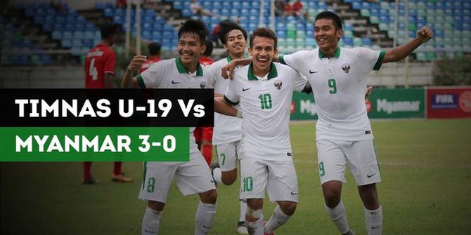 VIDEO: Highlights Babak 1, Myanmar Vs Timnas Indonesia U-19 0-3