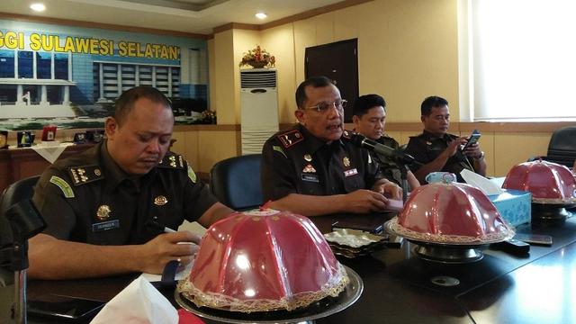 Jaksa desak Polda Sulsel segera limpahkan kasus dugaan korupsi yang jerat mantan Ketua PWI Sulsel, Zugito (Liputan6.com/ Eka Hakim)