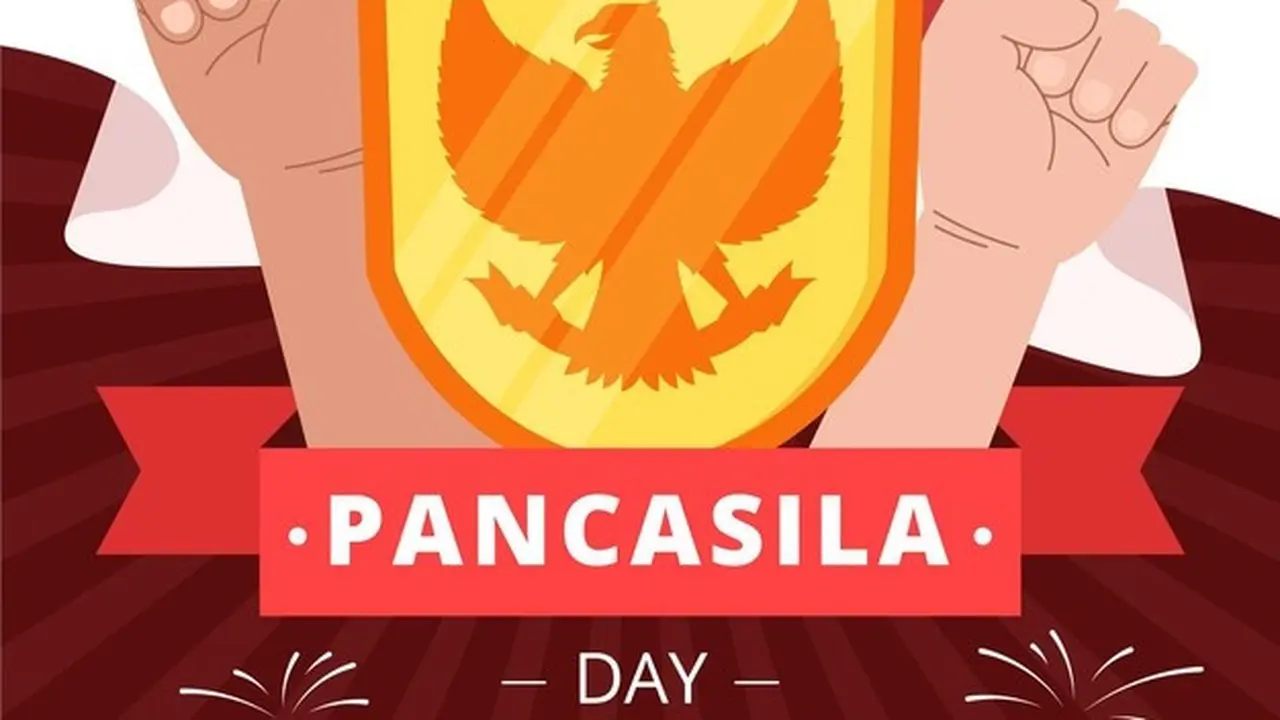Ilustrasi Hari Lahir Pancasila, 1 Juni