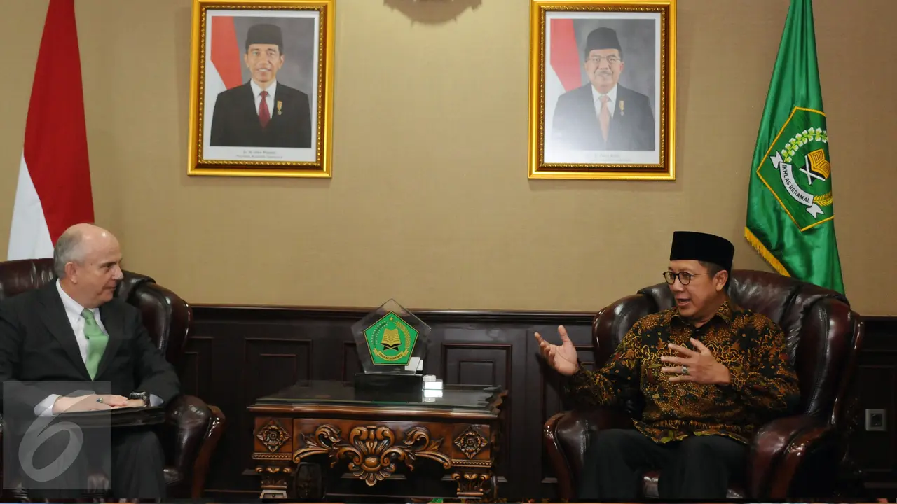 20170207-Ingin Perbanyak Kerjasama Bidang Pendidikan, Dubes AS untuk Indonesia Datangi Kementerian Agama-Tebe 