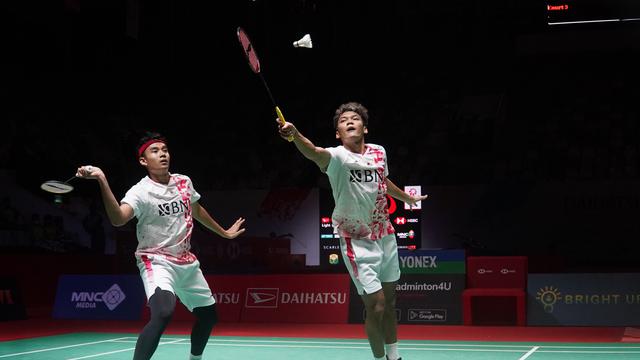 Bagas Maulana/Muhammad Shohibul Fikri - Indonesia Masters 2023 - Bulu Tangkis - Badminton