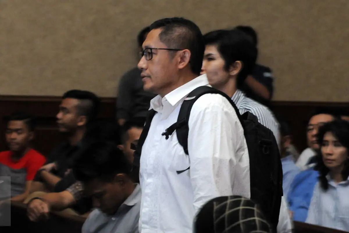 20160323-Anas Urbaningrum Bersaksi untuk Nazaruddin di Tipikor-Jakarta